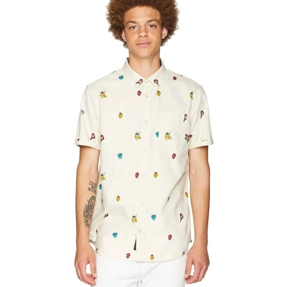vans marvel button up